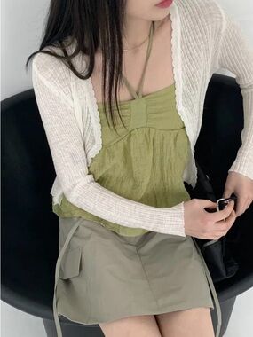 Lightweight White Cardigan